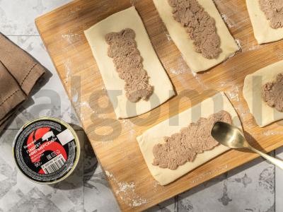 Sluoksniuotos bandelės su paštetu Žingsnis 2