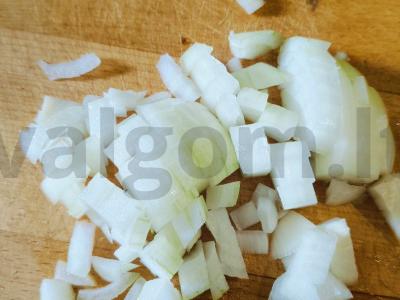 Padažas su bulvėmis ir vištiena Žingsnis 2