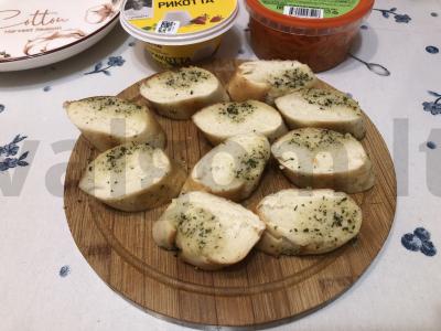 Aštrūs sumuštiniai su rikota Žingsnis 1