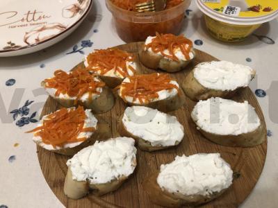 Aštrūs sumuštiniai su rikota Žingsnis 3