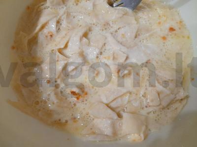 Greita pica iš lavašo ir kiaušinių Žingsnis 4