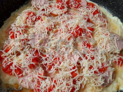 Greita pica iš lavašo ir kiaušinių Žingsnis 8