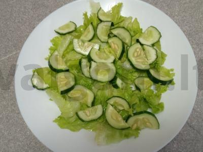 Daržovių salotas su krevetėmis ir aštuonkoju Žingsnis 2