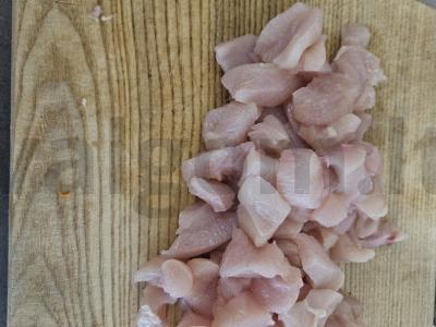 Plovas su vištiena ir česnaku lėtoje viryklėje Žingsnis 2