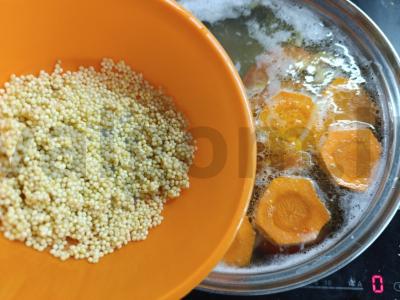 Kreminė sriuba su perliniu miežiu Žingsnis 3