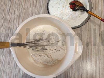 Kefyro blynai su dešra Žingsnis 7