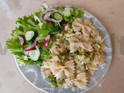 Makaronai su brokoliais grietinėlės padaže Žingsnis 17