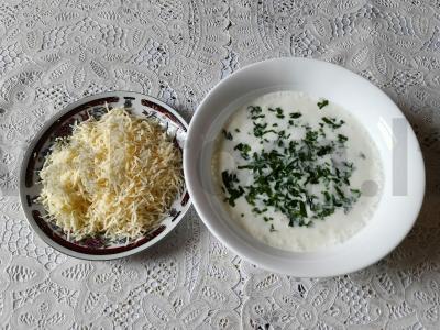 Sūrio blynai su petražolėmis per 30 minučių Žingsnis 4