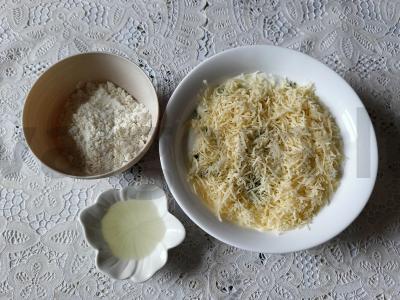 Sūrio blynai su petražolėmis per 30 minučių Žingsnis 5