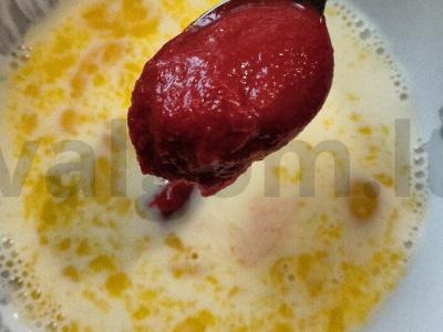 Patingėlių pica iš lavašo ir putpelių kiaušinių Žingsnis 3