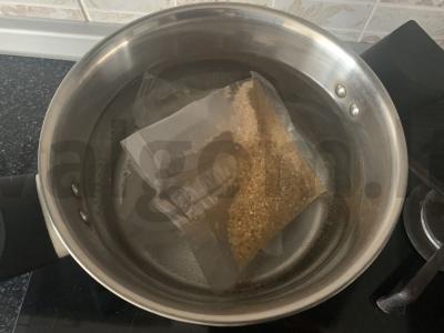 Kviečių košė su daržovėmis ir dešra Žingsnis 1