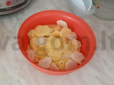 Vištienos filė su bulvėmis lėtoje viryklėje Žingsnis 2