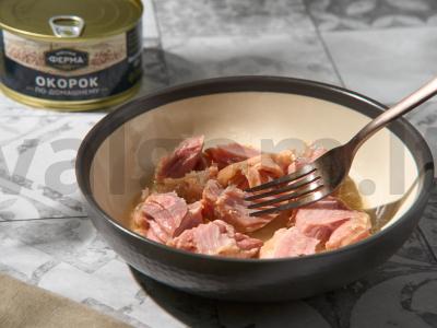 Bulvių košė su kumpiu Žingsnis 3