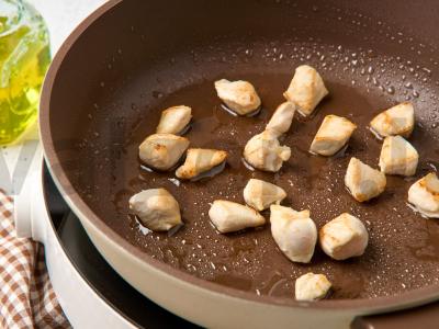 Daržovių troškinys su kuskusu ir vištiena Žingsnis 2