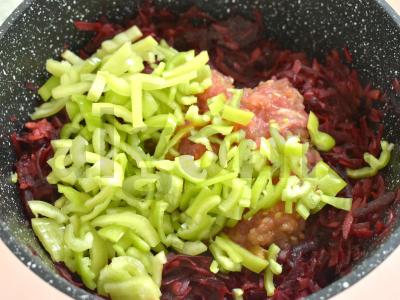 Šaldyta daržovių mišrainė borščiui Žingsnis 5