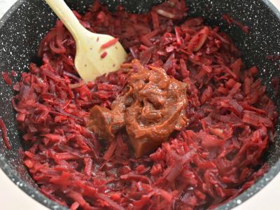 Šaldyta daržovių mišrainė borščiui Žingsnis 6