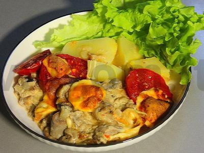 Jautienos liežuvis po grybų šydu pagrindine nuotrauka