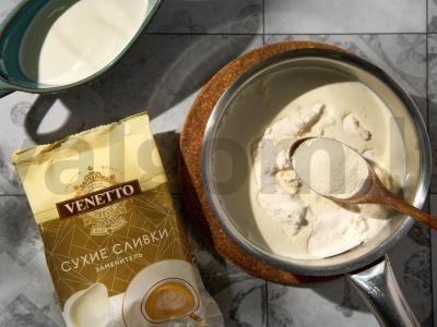 Sausas grietinėlės padažas Žingsnis 1