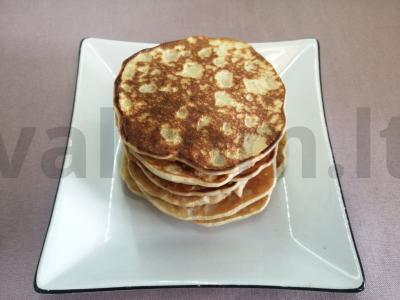 Pieniniai avižiniai blynai Žingsnis 6