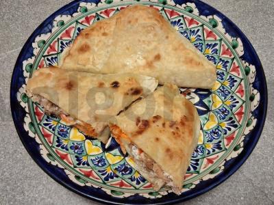 Tortilijos su triušio filė pagrindine nuotrauka