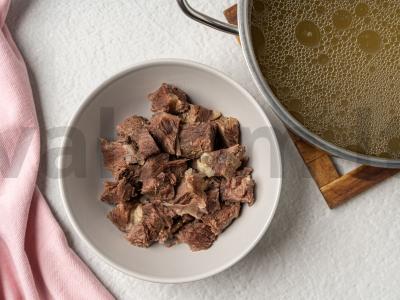 Rasolnikas su ryžiais ir jautiena Žingsnis 3