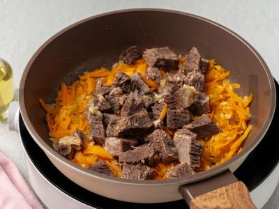 Rasolnikas su ryžiais ir jautiena Žingsnis 6