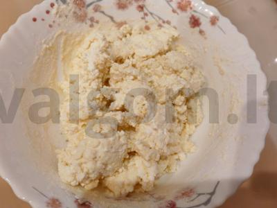 Sūrio blynai su džemo įdaru Žingsnis 2