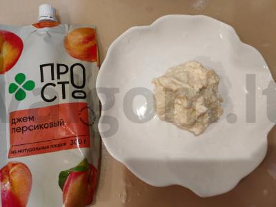 Sūrio blynai su džemo įdaru Žingsnis 4