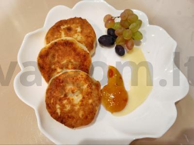 Sūrio blynai su džemo įdaru Žingsnis 11