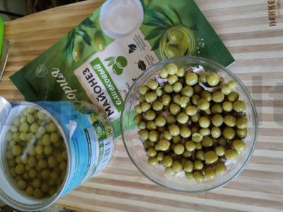 Salotas su sūriu, kiaušiniais ir sardinomis Žingsnis 3