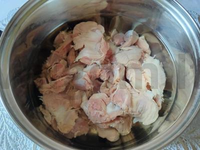 Sriuba su vištienos skrandžiais ir kiaušinių makaronais Žingsnis 1