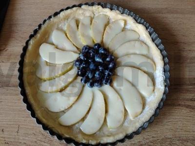 Obuolių pyragas su trupiniais Žingsnis 4