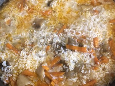 Plovas su baltosiomis grybeliais Žingsnis 8