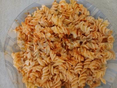 Aštrus fuzilli makaronai pagrindine nuotrauka