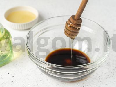 Upėtakis sojų-medaus marinate Žingsnis 1