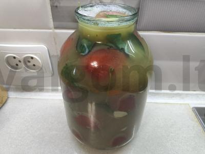 Sūdyti pomidorai su garstyčiomis Žingsnis 7