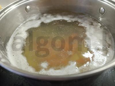 Kopūstų sriuba su grūdais Žingsnis 3