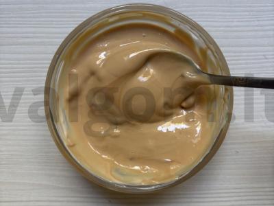 Universalus kremas su virta saldžia grietinėle Žingsnis 5