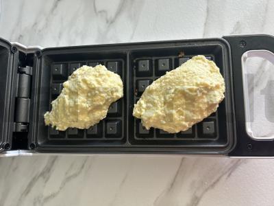 Varškės vafliai su rikota Žingsnis 9