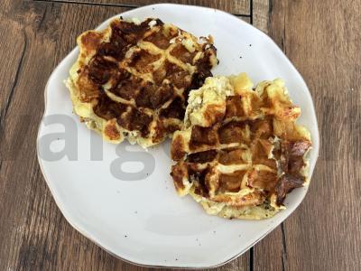 Varškės vafliai su rikota pagrindine nuotrauka