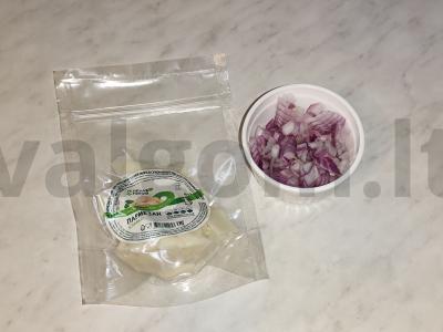 Užkandis su parmezanu ant traškios bagetės Žingsnis 1