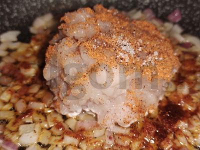 Užkandis su parmezanu ant traškios bagetės Žingsnis 4