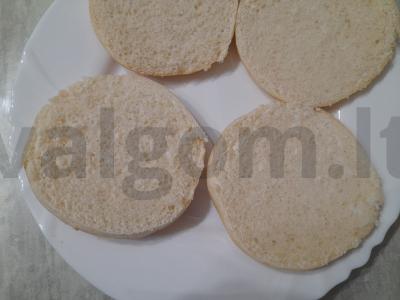 Namų hamburgeris su čederio sūriu Žingsnis 9