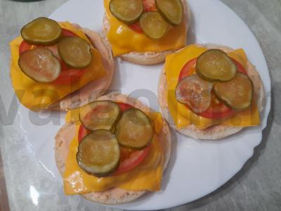 Namų hamburgeris su čederio sūriu Žingsnis 14