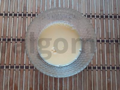 Omletas su sausais pienu ir sūriu Žingsnis 3