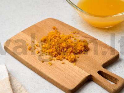 Greitas obuolių ir apelsinų džemas Žingsnis 1