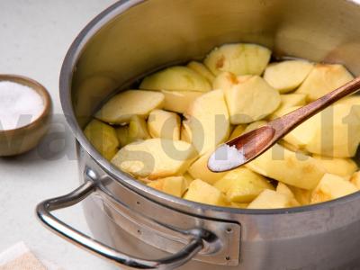 Greitas obuolių ir apelsinų džemas Žingsnis 2