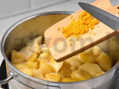 Greitas obuolių ir apelsinų džemas Žingsnis 5