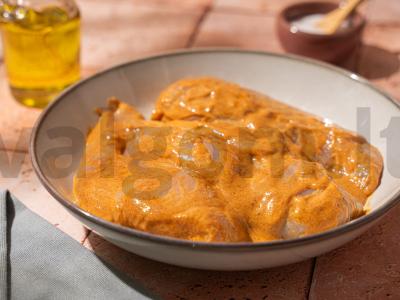 Vištiena garstyčių ir svogūnų padaže Žingsnis 1