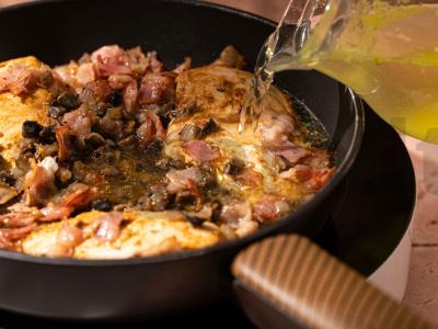 Vištiena garstyčių ir svogūnų padaže Žingsnis 6